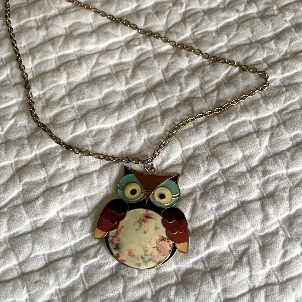Earthbound Owl pendant